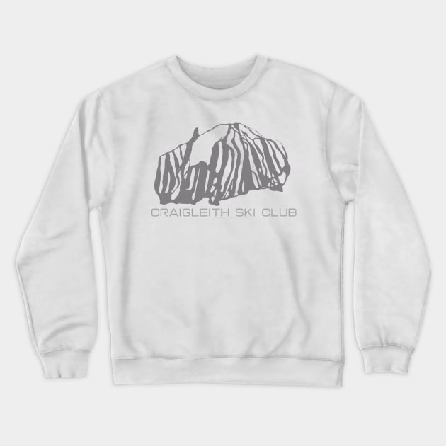 Craigleith Ski Club Resort 3D Crewneck Sweatshirt by Mapsynergy